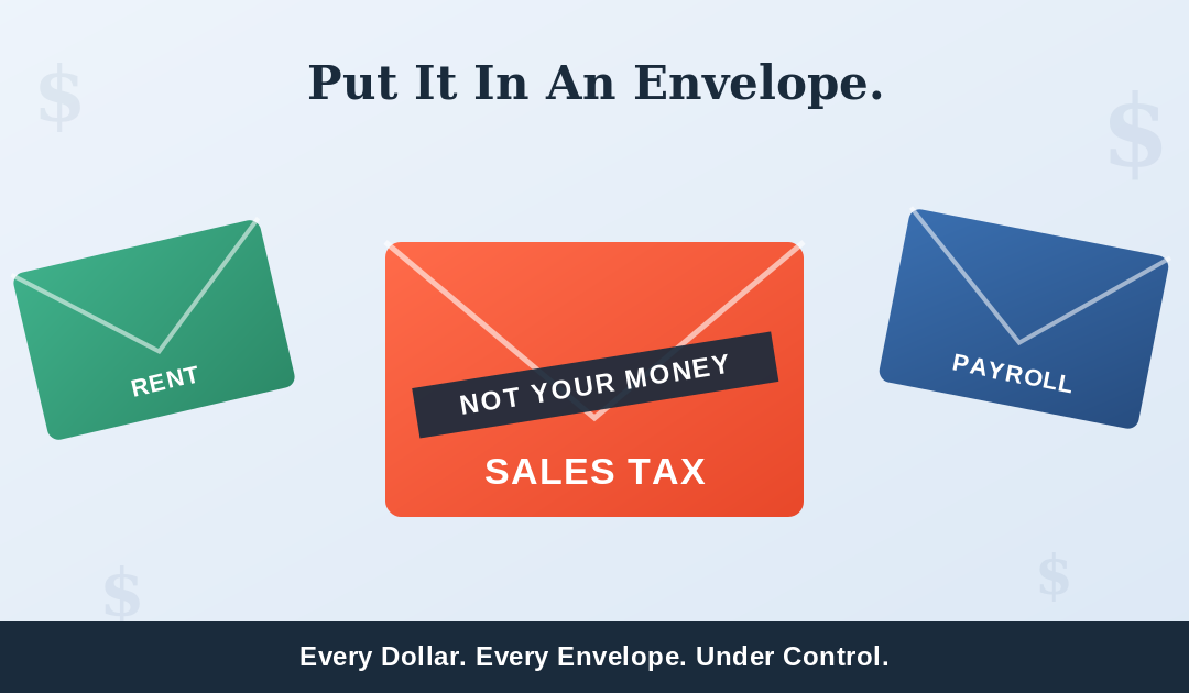Put It In An Envelope: Why Your Sales Tax Isn’t Your Money
